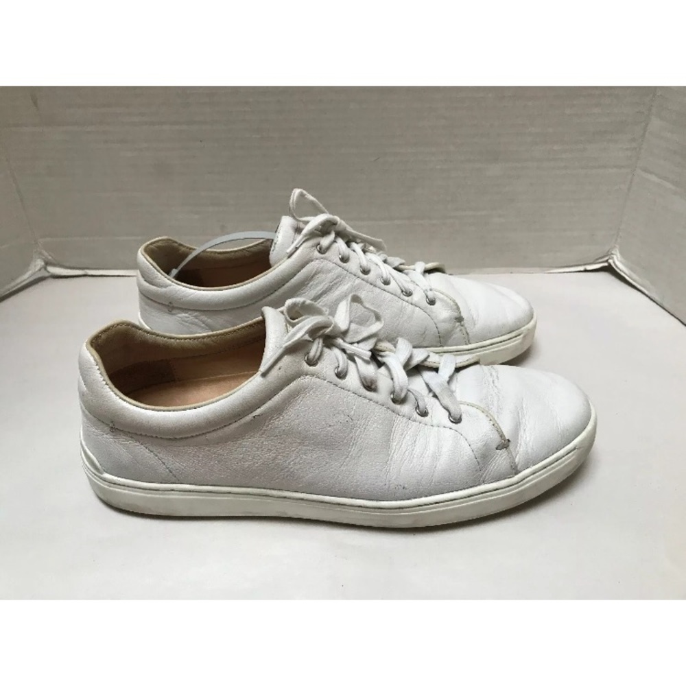 Rag & Bone White Leather Sneakers Sz 9.1/2 - Picture 2 of 12